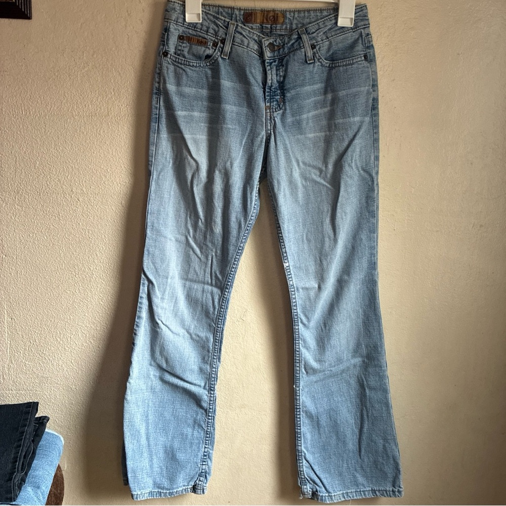 L.E.I Demin jeans size 5 flare